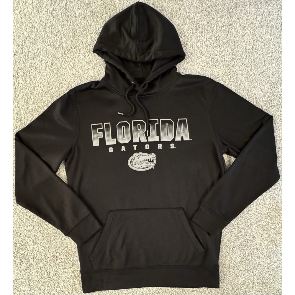 Colosseum Florida Gators Hoodie Mens Small Black Pullover Sweatshirt NCAA